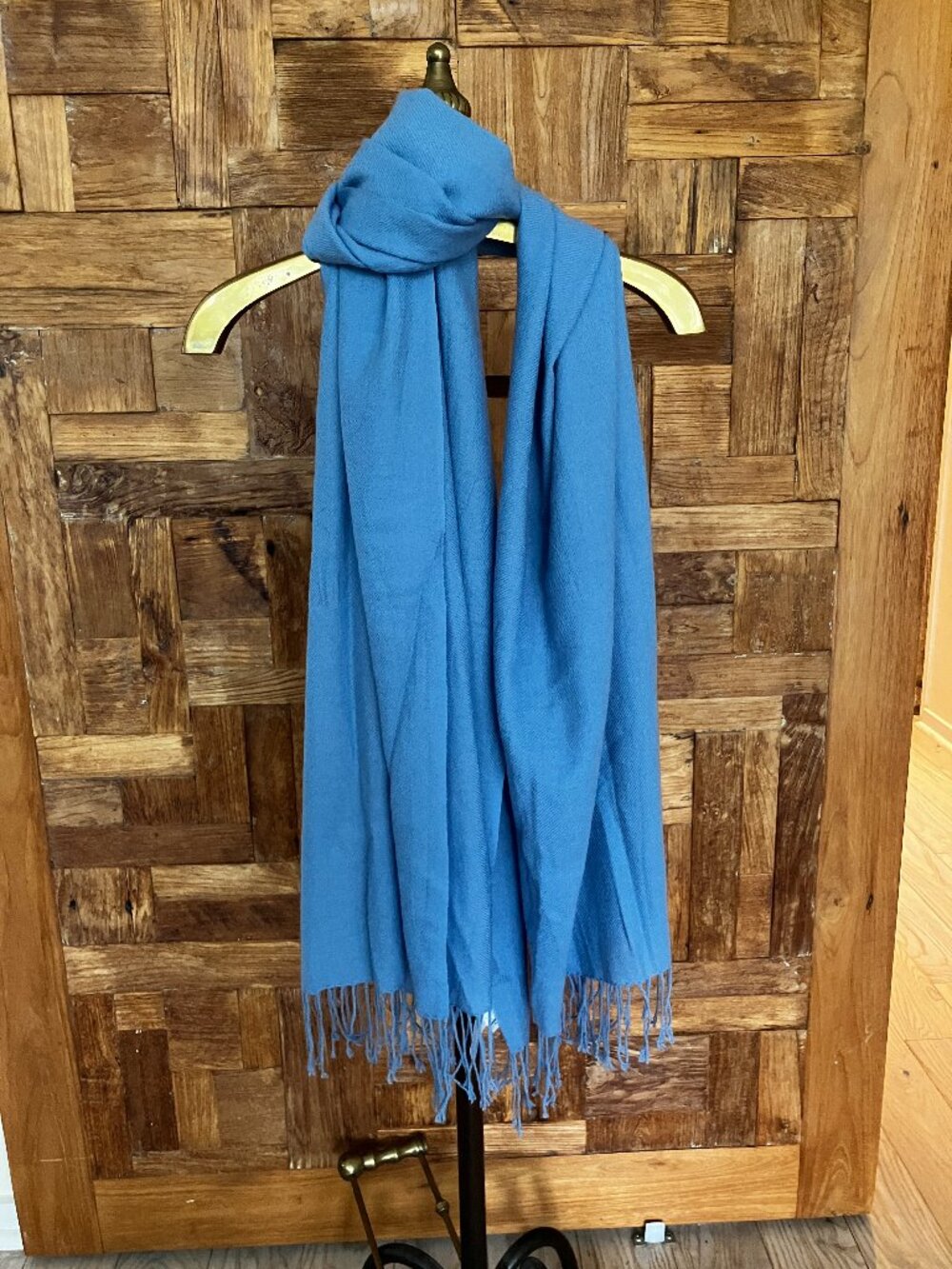 Nordstrom Wool & Cashmere Scarf, Cornflower Blue, One Size